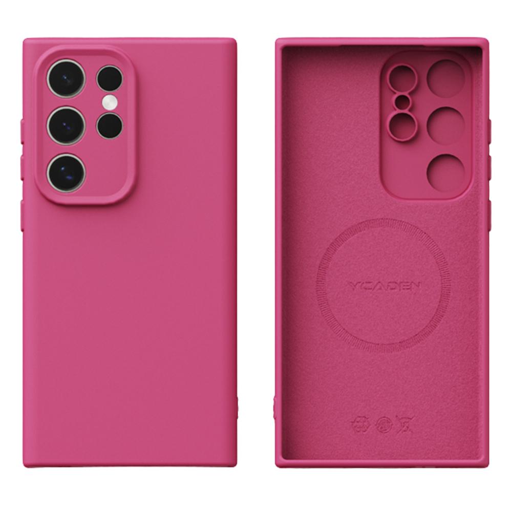 YCADEN For Samsung Galaxy S24 Ultra Case Compatible with MagSafe Precise Cutouts TPU Phone Back Cover