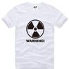 Nuclear Radiation Creative Life Printed T Shirt Unisex Short Sleeve O-Neck Cotton Unisex T-Shirt Cool Tee Shirt Homme Camisetas Hombre