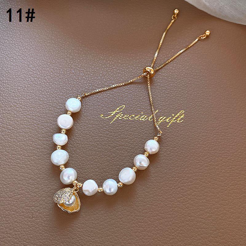 2024 Trendy Freshwater Pearl Bracelet: Simple, Elegant European & American Style Jewelry