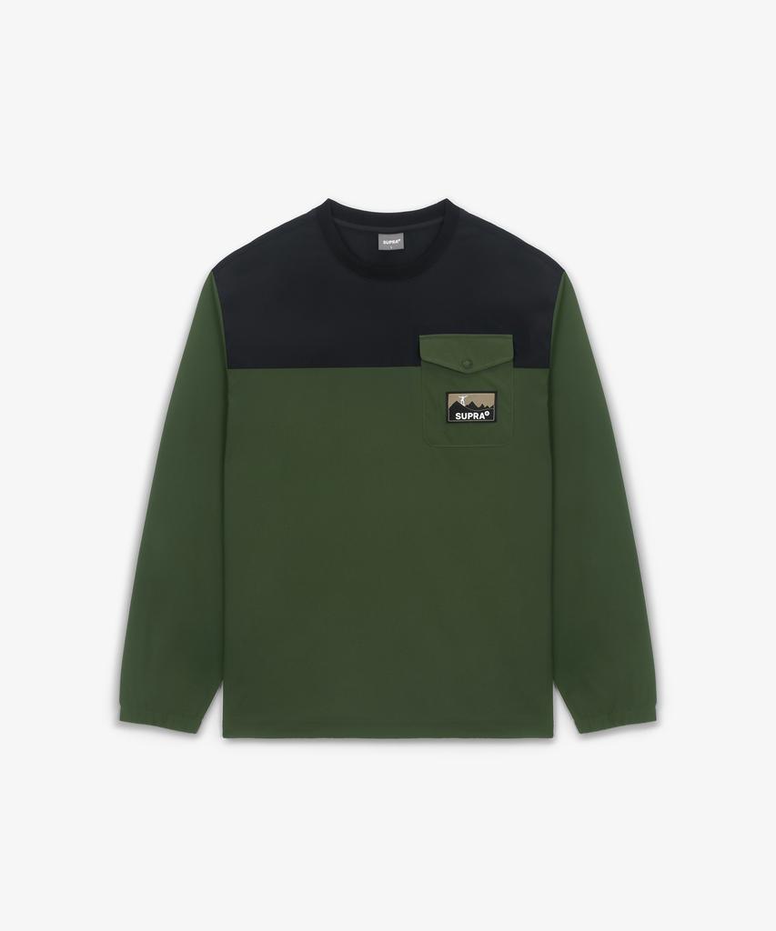 SUPRA Woven Long Sleeve T-Shirt