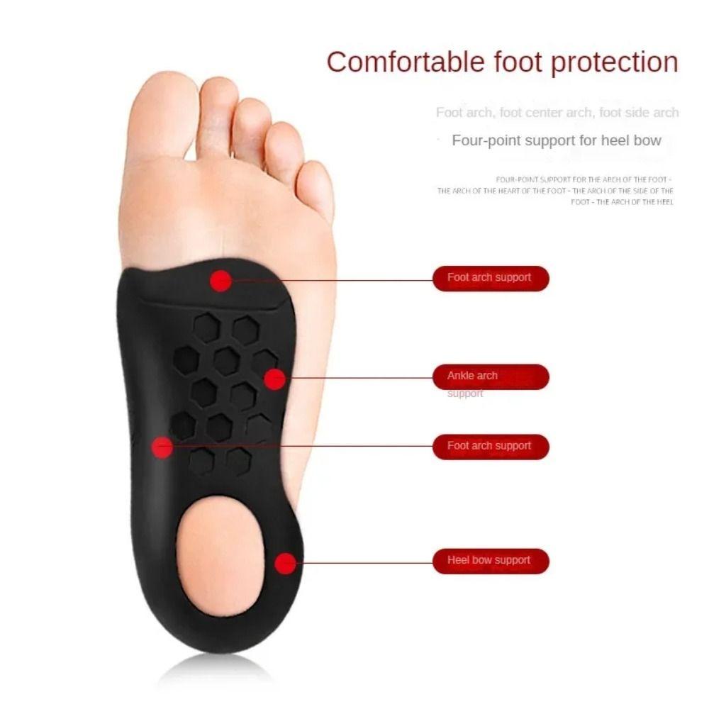 Comfortable Fasciitis Orthopedic Insoles Soft Foot Care Insert  Flat Feet