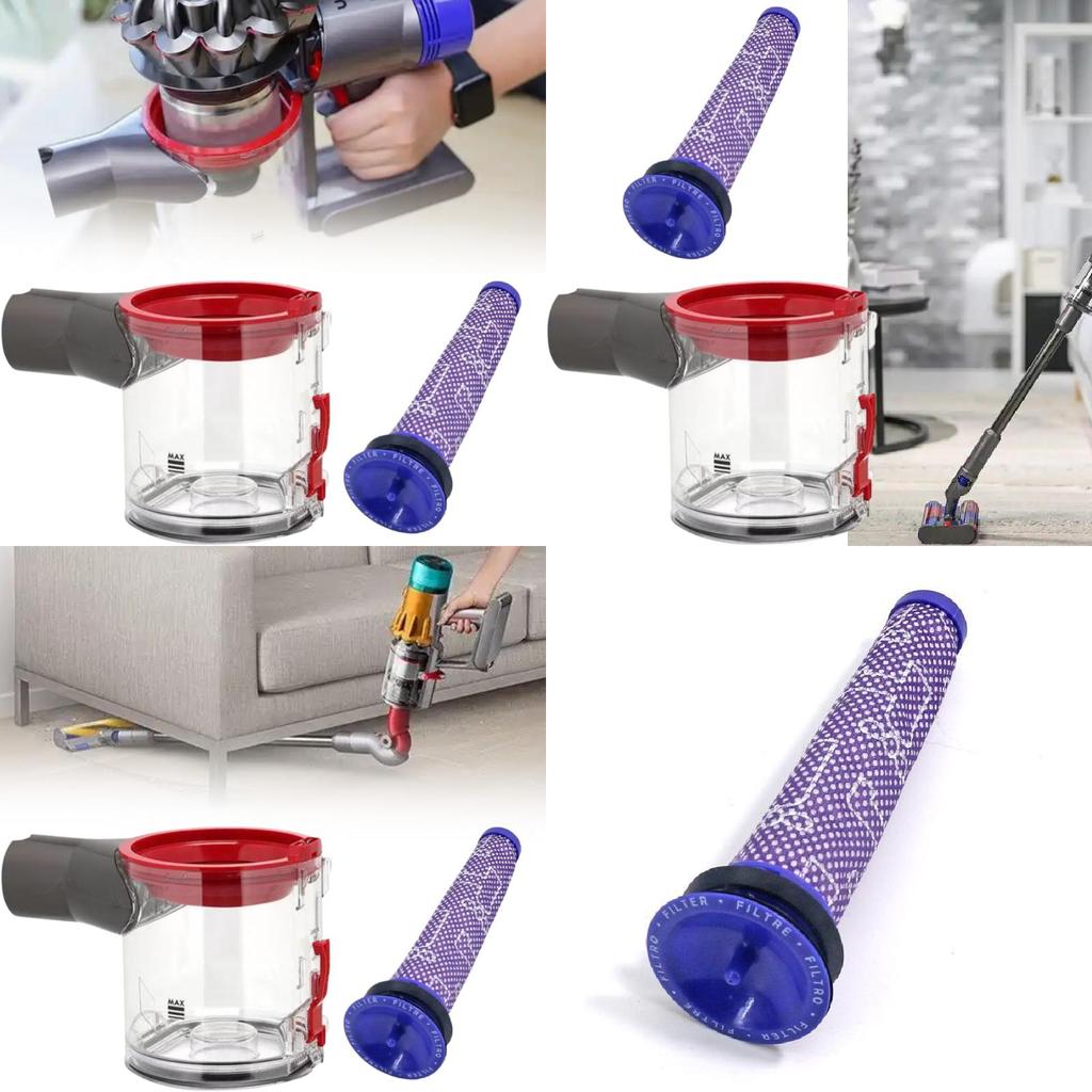 For Dyson V7 V8 Sv10 Sv11 Dustbin Filter Element Home Cleaning Accessories