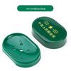 CHAHUA Portable Military Green Two-Layer Soap Box
