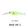 Diving Winter Fishing Crankbaits Fish Hooks Minnow Lures Deep Diving Minnow Baits Long Casting Lure
