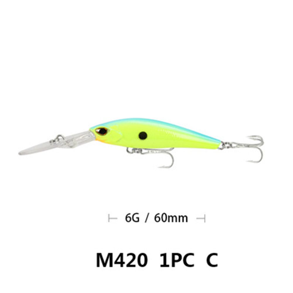 Diving Winter Fishing Crankbaits Fish Hooks Minnow Lures Deep Diving Minnow Baits Long Casting Lure