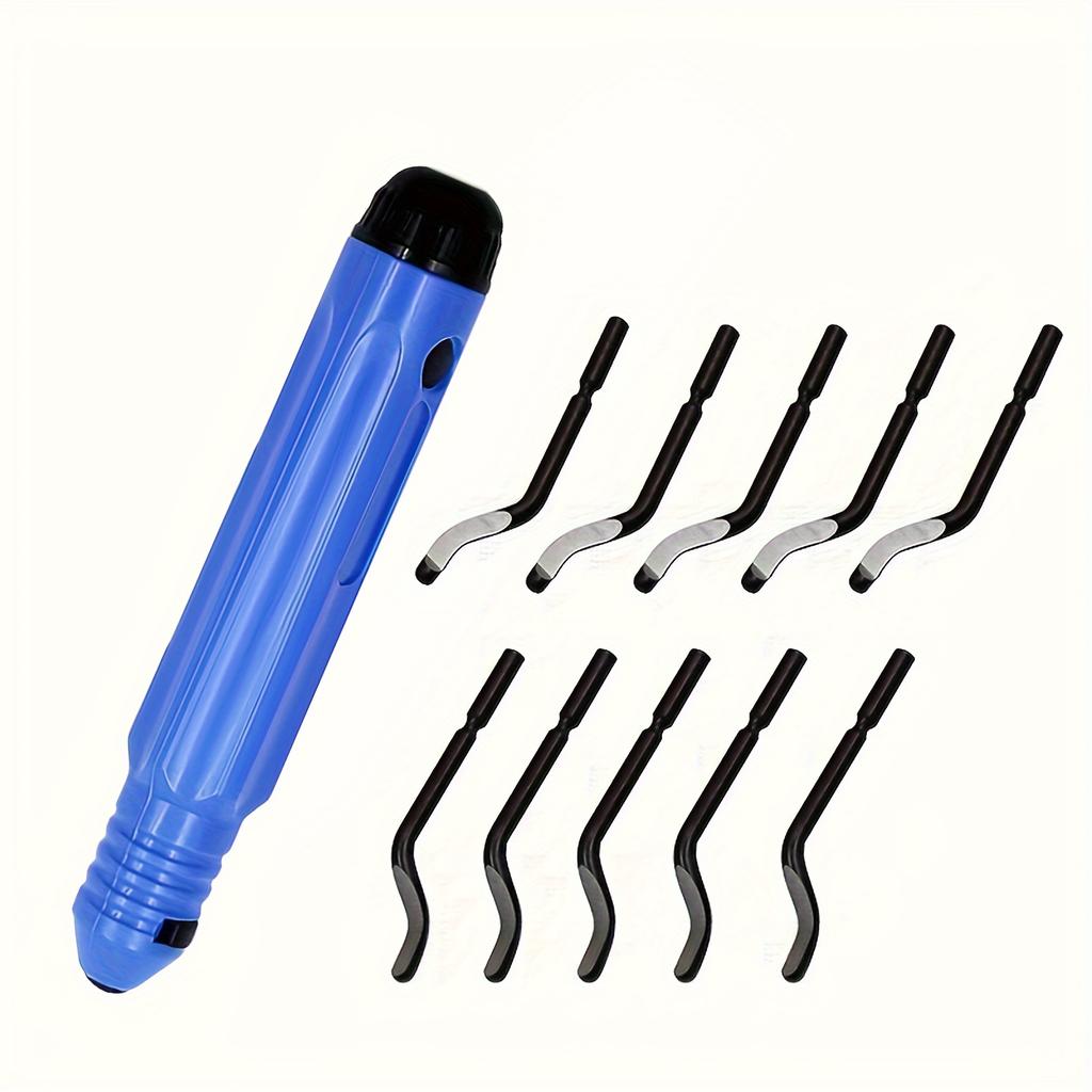 1pc/11pcs Burr Trimming Knife Scraper Set - Multi-Tool for Deburring, Chamfering, and Smoothing Edges On Wood, Plastic, Aluminum, Copper, and Steel
