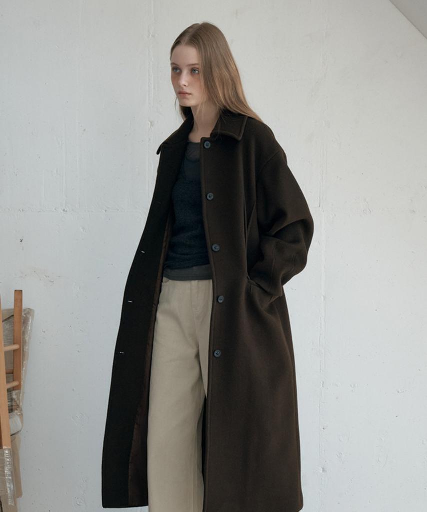 Ahwe Phoebe Dart Coat_Brown