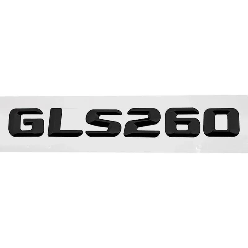 Car Rear Sticker Alphabet Trunk Badge Decal Exterior for Mercedes Benz GLS200 GLS250 GLS260 GLS300 GLS320 GLS350 Accessories