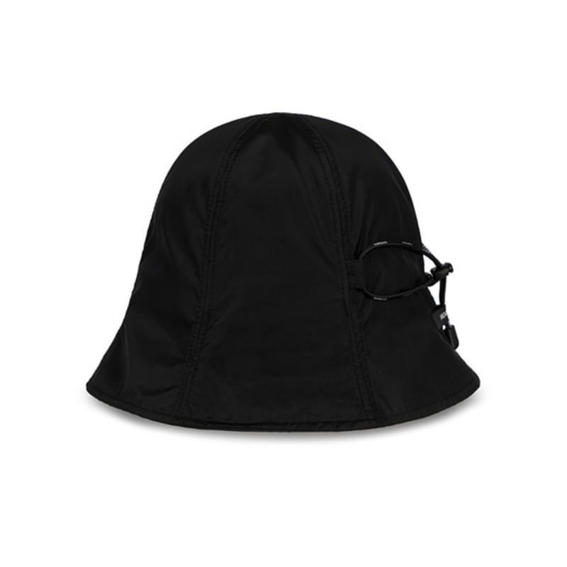 VARZAR VARZAR Label String Bucket Hat Black