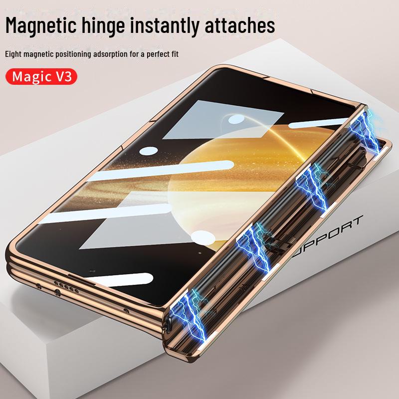 Honor Magic V3 Ultra-Thin Magnetic Hinge Case with Stand