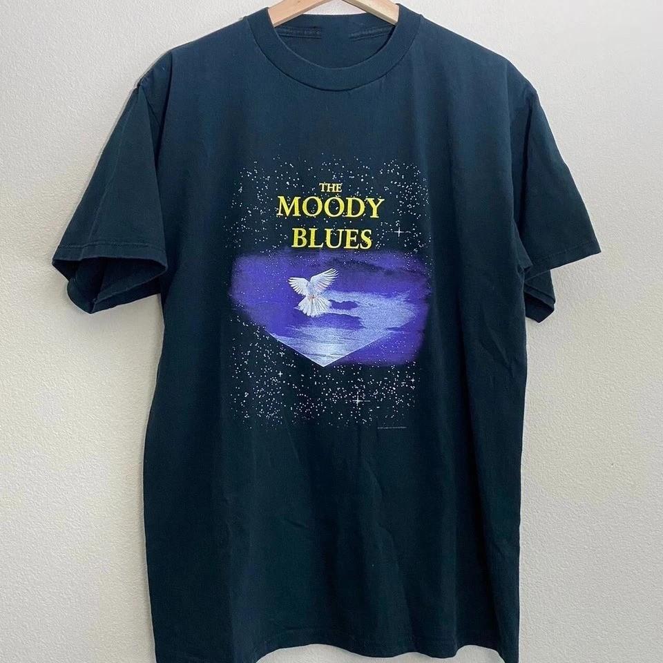 The Moody Blues 98 Tour Black and Blue T-shirt Black All size PA275 Unisex T-Shirt XL