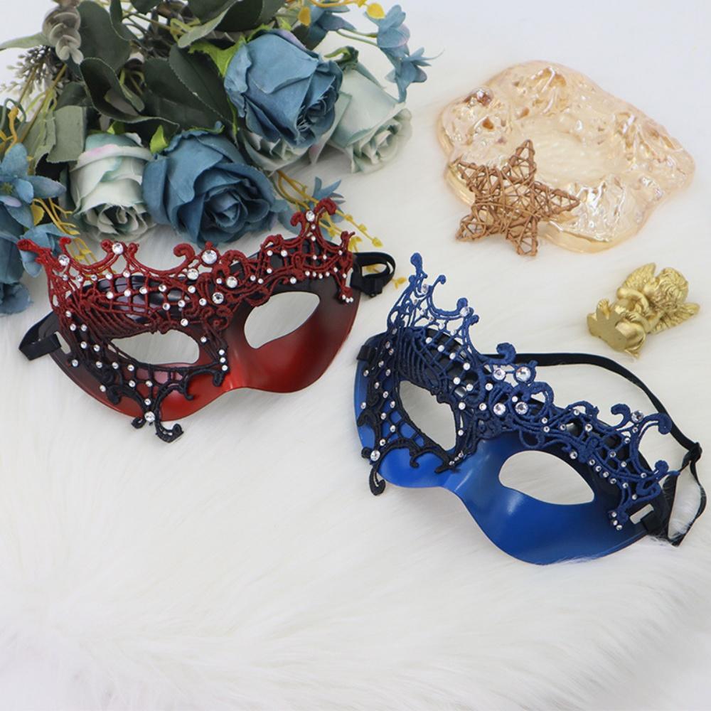 Party Mask Lightweight Metal Mask Half-Face Mask Comfortable For Cosplay Prom Masquerade