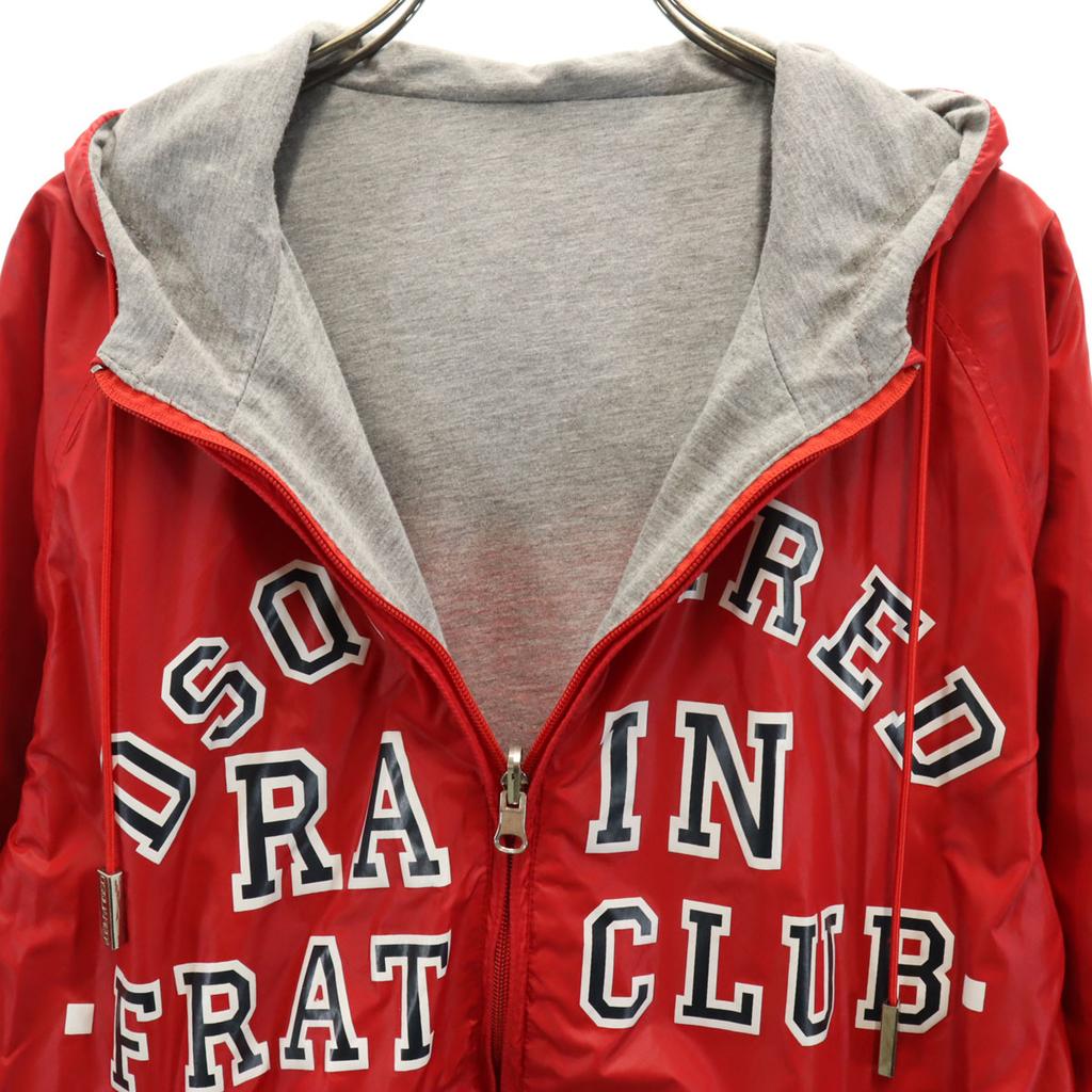 DSQUARED2 Long sleeve reversible nylon Food jacket 50 Red Men's Used