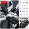 Carbon Fiber Motorcycle Riding Gloves Touchscreen Compatible Breathable All Season Motorbike Men