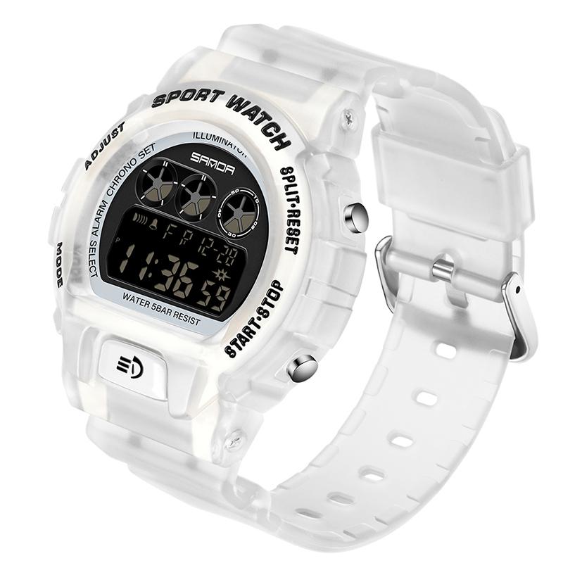 Sanda Men Water Proofwatches Luxury Brand Analog Digital Led Watches Women Electronic Clock Luminous Sports Wrist Watch
