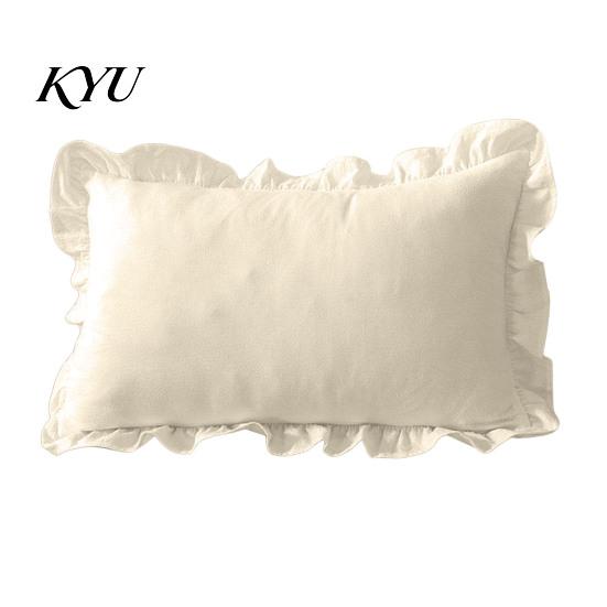 Cuscini Decorativi da Ufficio Interno, Federa per Cuscino Ruffle, Cotone a Quadri con Bordo Arricciato, Federe Ruffled Vintage 18x18 Pollici, Copertura 20x12