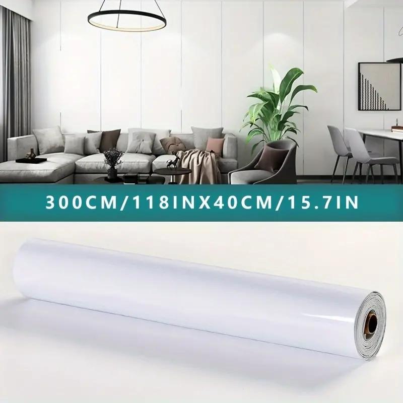 Roll of PVC Self-adhesive Wall Floor Covering Material, Marble and Wood Grain Vinyl Sheet with Aluminum Foil Backing, Dual Purpo