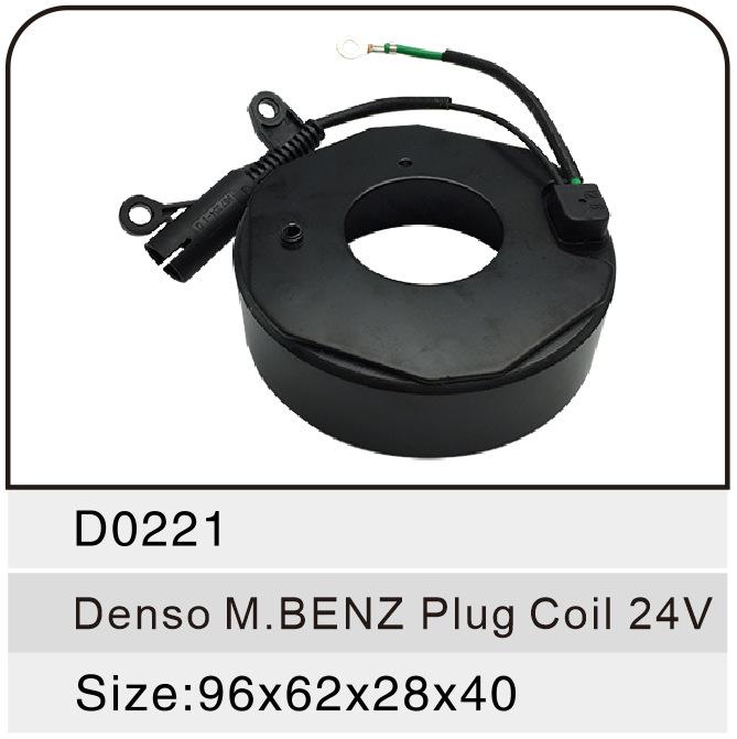 Electromagnetic Clutch for Denso Mercedes 24V Automotive AC Compressor - 96x62x28x40