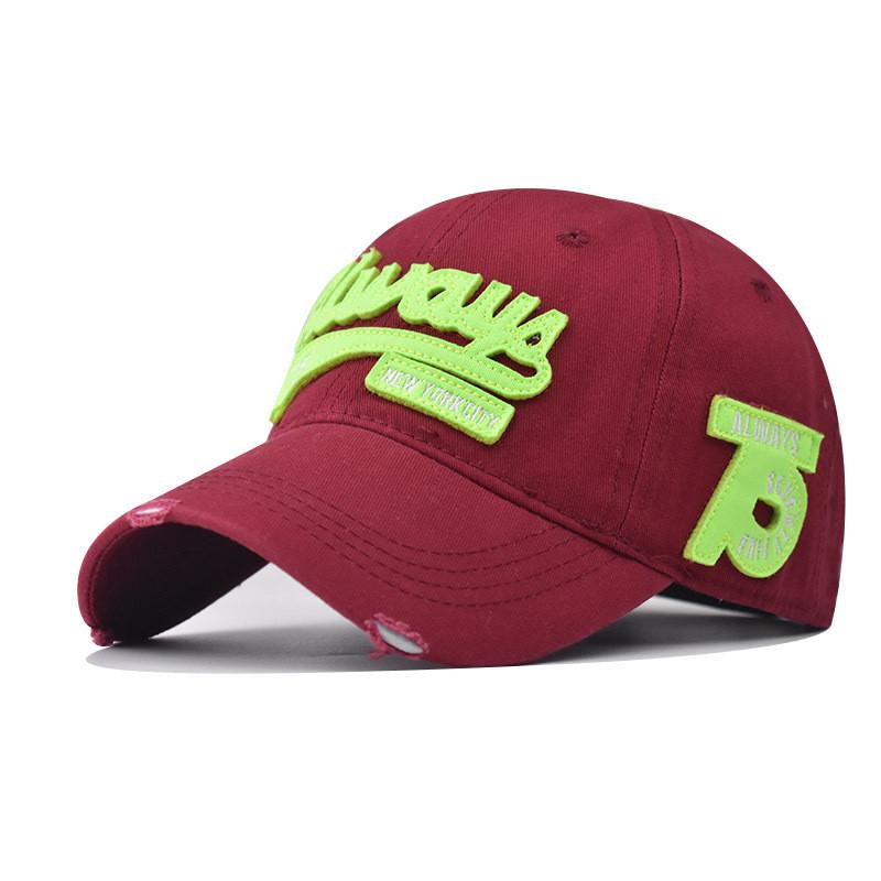 Cotton Embroidered Cap With Geometric Pattern And Breathable Fabric For Adults