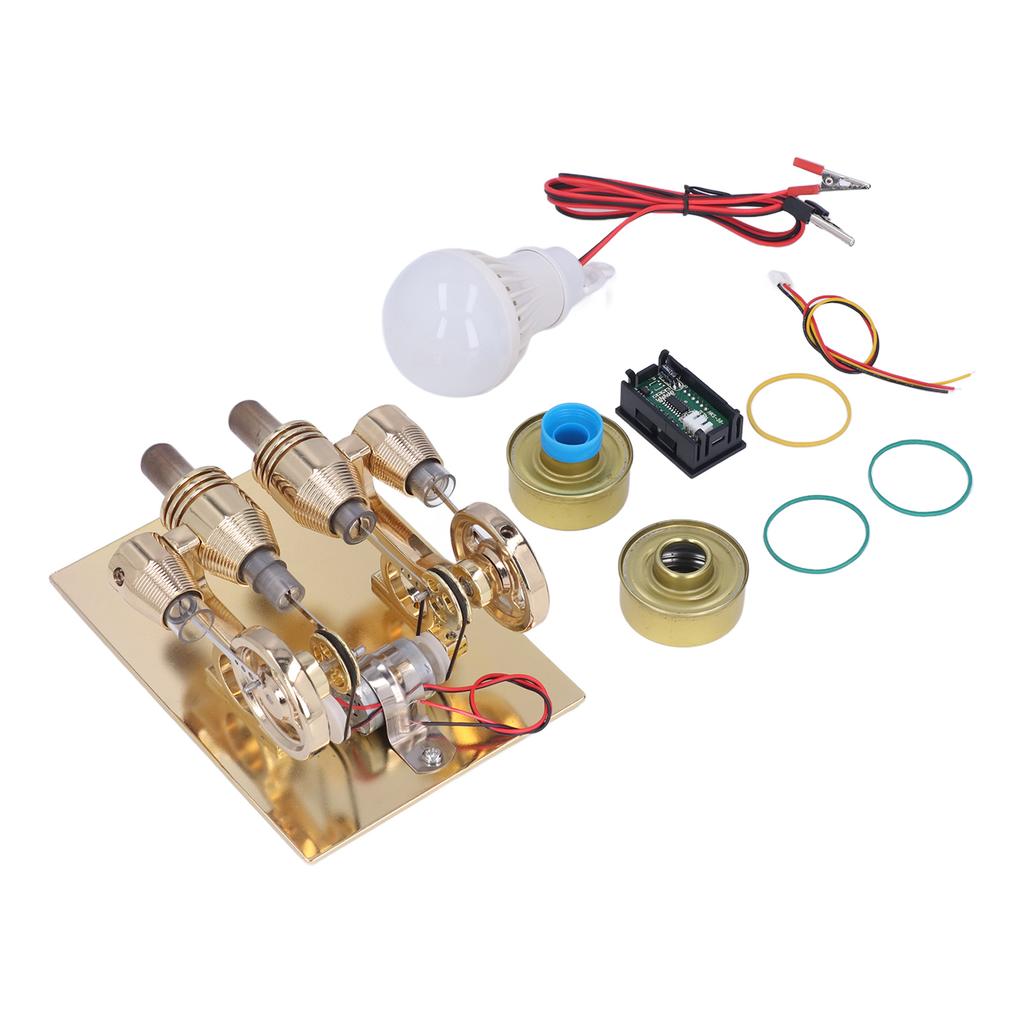 Stirling Car Engine Model Beautiful Appearance Arouse Children " s Interest Full Fun Physics Toy for