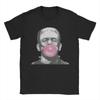 Funny Frankenstein Monster Halloween Humor Scary Face Tshirts For Unisex 100 Cotton T Shirt Short Sleeve Tee Shirt Clothing