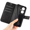 For Oppo Reno11 F 5G Case Leather Phone Cover Square Magnetic Clasp