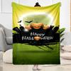 Halloween 1 Blanket Warmthful Decor Perfect for Bed Office Office Chair Four Seasons Universal Digital Print