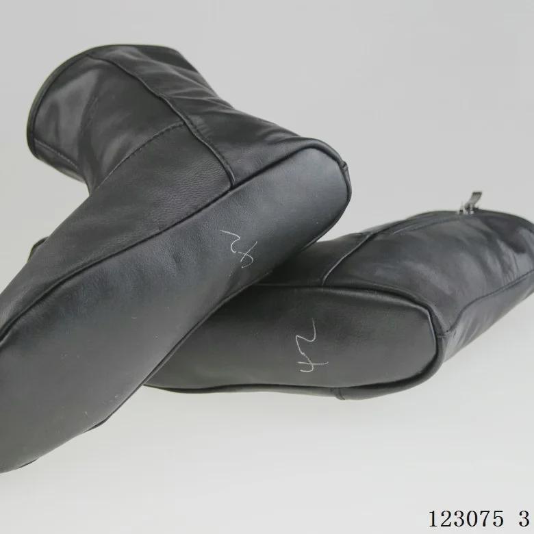 Chaussettes douces en peau de mouton d'hiver pour hommes et femmes - Motif élan