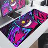 Large Computer Desk Pad 90x40cm Cute Anime Mouse Mat Gengar Gamer Keyboard with Stitch Edge Pokemon Pc Office Gaming Accessories