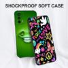 For Realme GT 5G Case Soft Silicon Phone Back Cover For OPPO RealmeGT RMX2202 Coque 6.43" Black Tpu Case Cute Funy