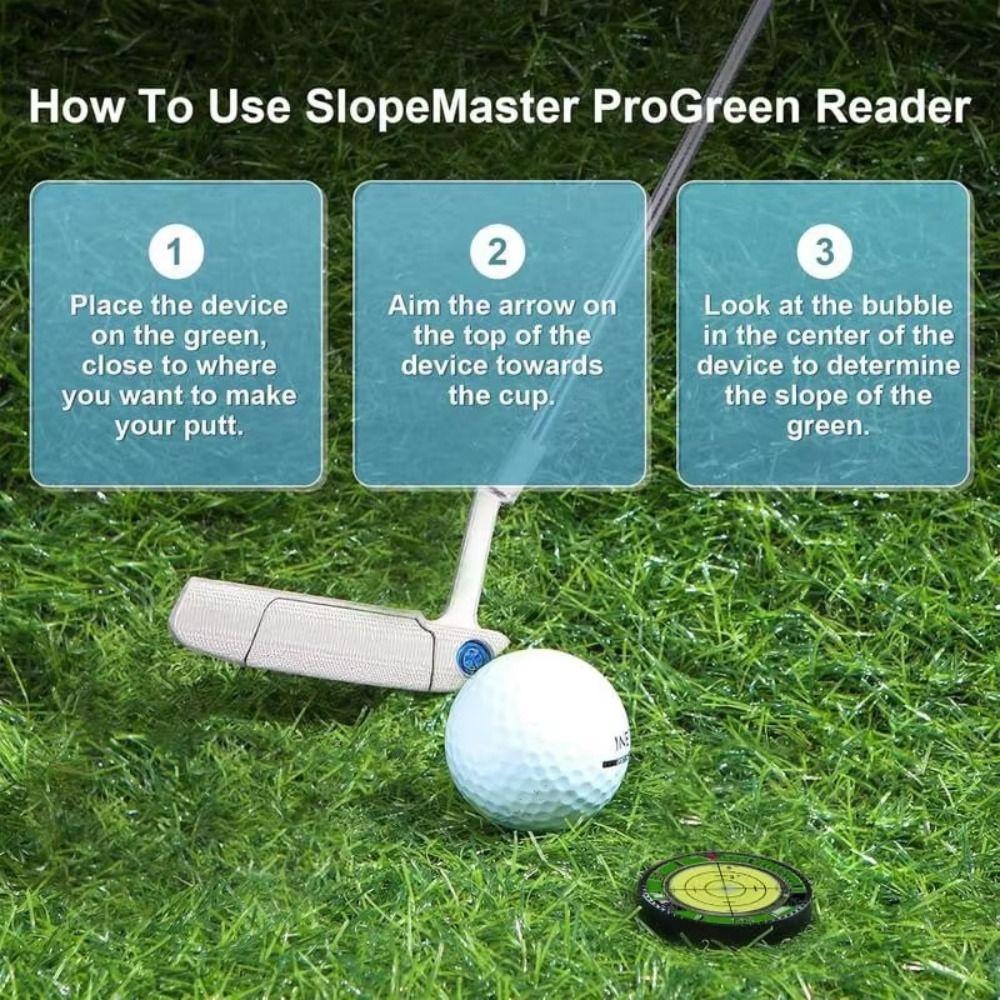 High Precision Golf Tools Leveler Ball Marker Golf Spirit Level Golf Slope Meter Outdoor Sports