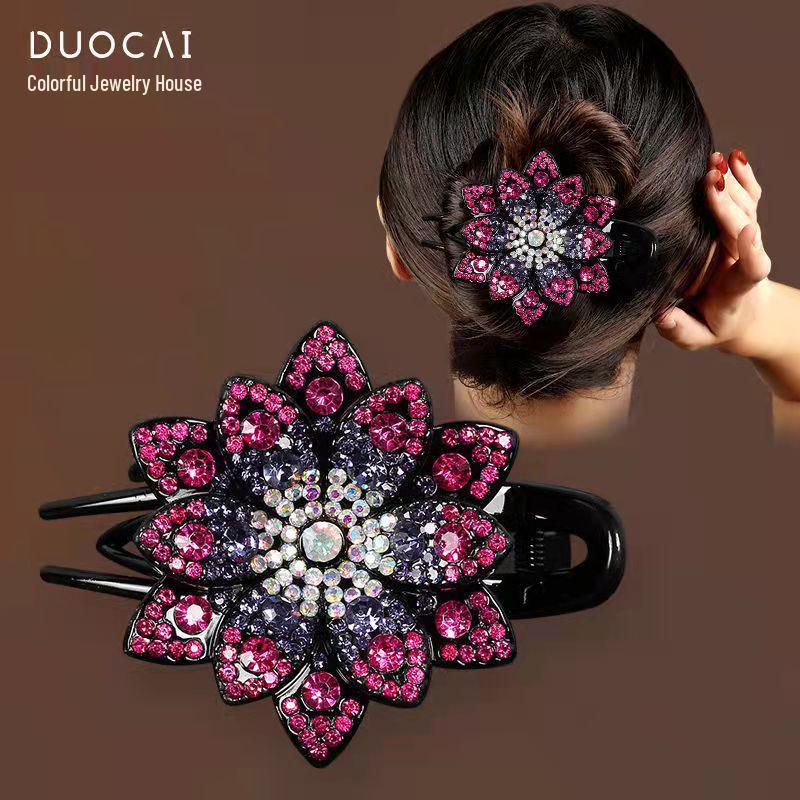 Strass Schnabelspange Klaue: Hochsteckfrisur Fixierer Haarklammer & Haarnadel Kopfschmuck