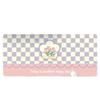 Extra Large Cute Checkered Mouse Pad, Flower Bear Design, Desk Mat for Laptop and Keyboard