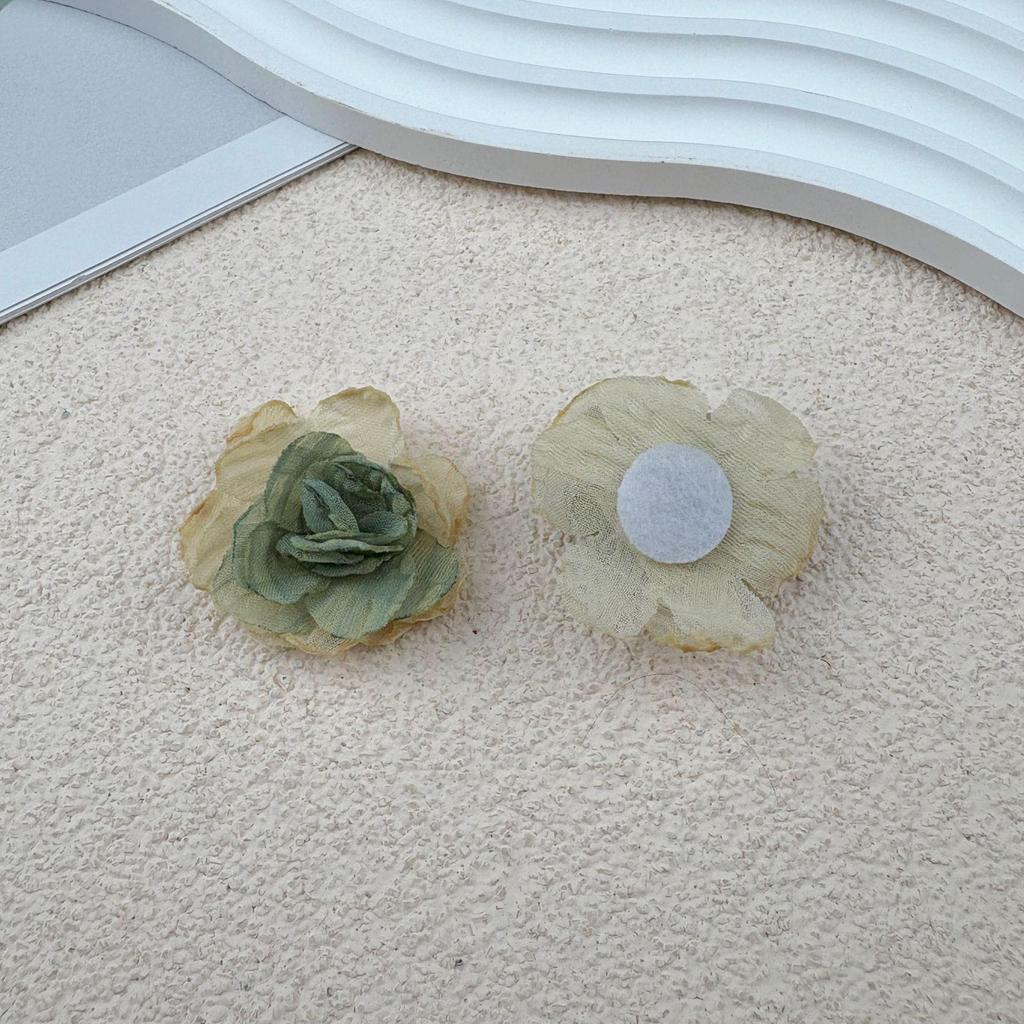 Handmade Burned Edge Mesh Flowers: DIY Accessories for Apparel, Shoes, Hair, Bags, and Brooches