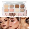 8-Color Waterproof Blush Eye Shadow Palette Make-up for Women Shimmering Pink Long-Lasting Glitter Finish Rare Beauty Cosmetics
