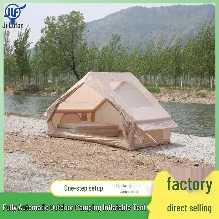 6.3 Sqm Inflatable Tent: Rainproof, Sunproof, Portable for Outdoor Camping & Picnics.