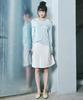 Nigaennikol Mini Satin Flare Skirt_Cream