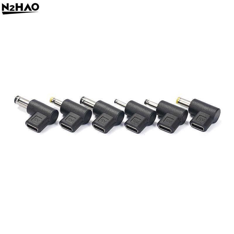 1Pcs 3A Universal 5V TypeC To DC 3.5x1.35mm/5.5x2.1mm/5.5x2.5mm Male Jack Plug Charge Adapter Converter DC Power Connector