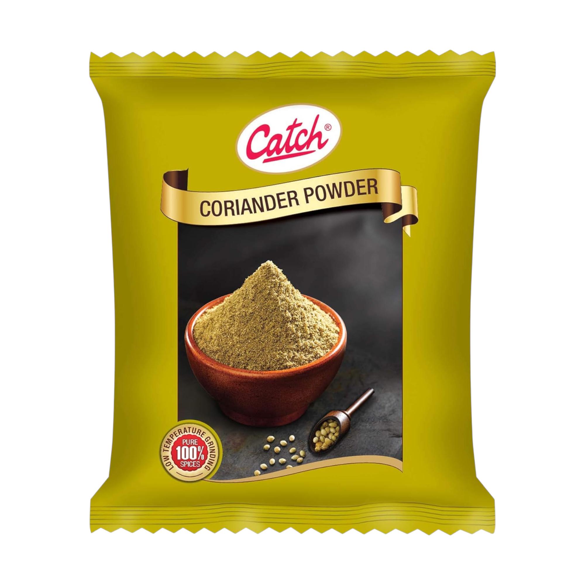 

Catch Coriander Powder 500g Pack of 1 Aromatic Spice for Curries, Vegetables, and Savory Dishes