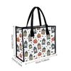 Halloween Pumpkin Lantern Printed Casual Tote Bag for Women Fashion Daily Use Shopping Handbag