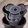 Vertical Tower Stackable Flower Pot Plastic Multi-Layer Garden Planter Tower For Strawberry Vegetable Frame Grow