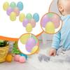 12 Stück Befüllbare Ostereier Korbfüller 6cm Spielzeug Partygeschenke zum Befüllen mit Süßigkeiten Gruppe