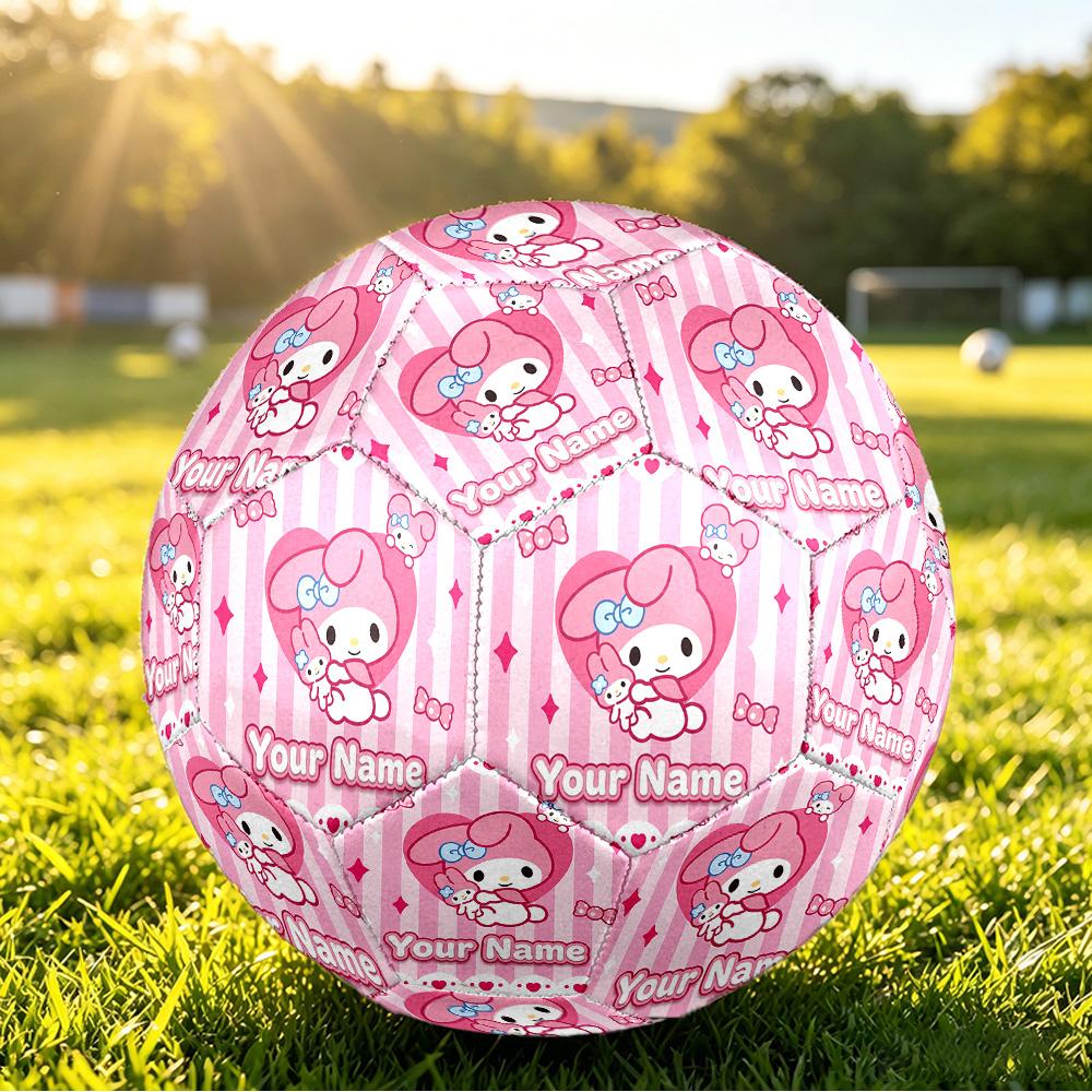 Size 5 FootballMy Melody Durable PU Soccer Ball for Sports Training Outdoor Competition