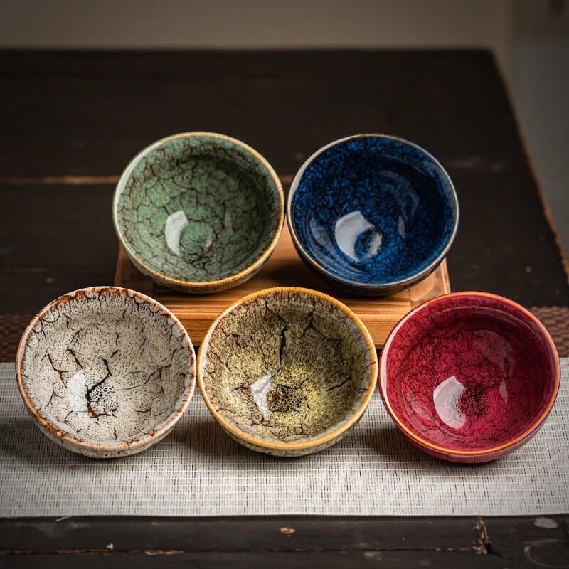 Li Hou Kiln-Fired Ceramic Kung Fu Teacups Gift Set