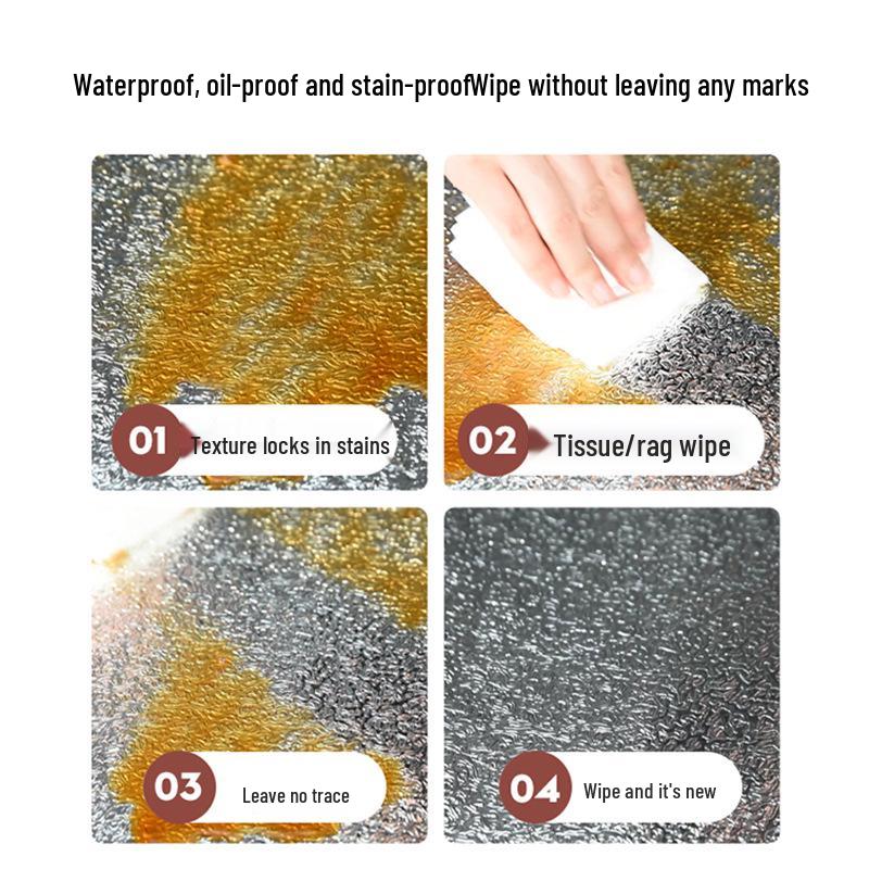 Feuchtigkeitsbeständige & Ölbeständige Selbstklebende Küchenschrankaufkleber