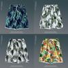 Men's Loose Plus Size Hawaiian Floral Beach Shorts - Quick-Dry, Trendy, Five-Point Design for Couples