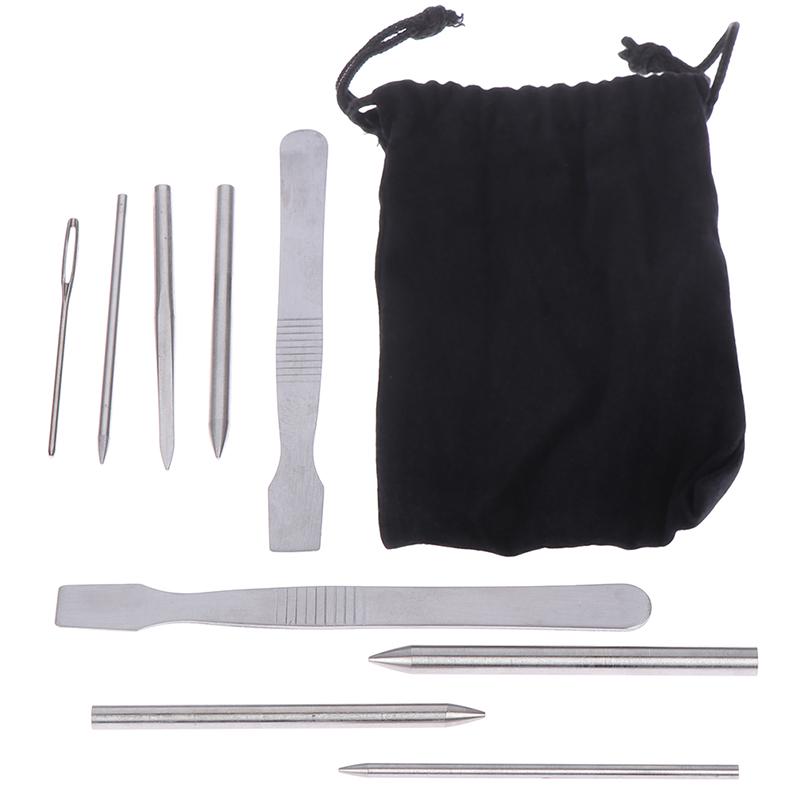 1Set Diy Portable Paracord Stitching Needles Lacing Smoothing Tool For Bracelet