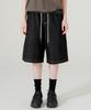 WV PROJECT Broden Bermuda Denim Half Shorts Black Hssp7793