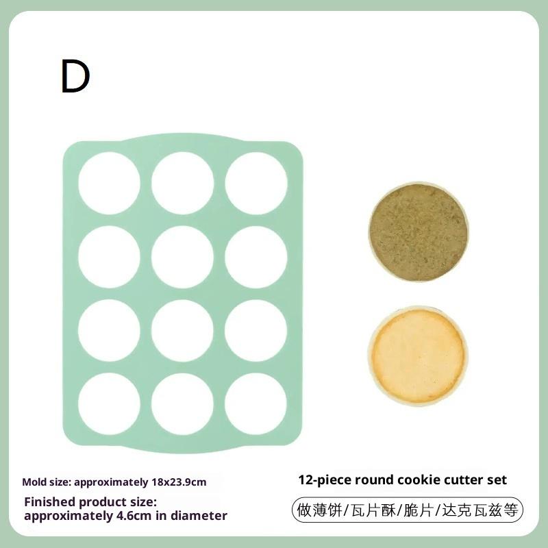 1Pcs Japanese Cookie Mold Silicone Cookie Mold Dacquoise Mold Chocolate Cake Decorating Kitchen Accessories Tool