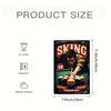 Vintage Billiard Tin Wall Art Iron Pool Table Decor Man Cave Gift